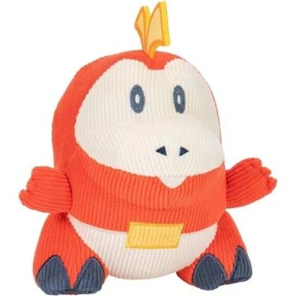 Pokemon Fuecoco Corduroy Plush Soft Toy 10" Official Stuffed Animal - Picture 5 of 5